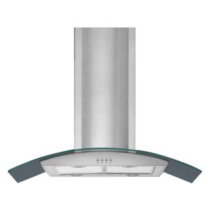 DW402P, Glass, Wall Mount Hood Fan, Wall Mounted Range Hood, Stainless Steel, Durable Durahome Range Hood, Fume Hood, Kitchen Ventilation, Kitchen Ventilator