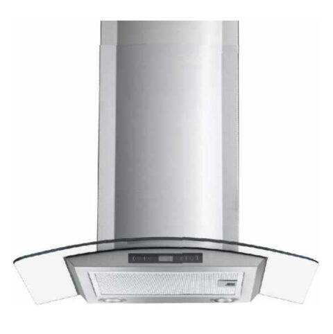 DW403S, Glass, Wall Mount Hood Fan, Wall Mounted Range Hood, Stainless Steel, Durable Durahome Range Hood, Fume Hood, Kitchen Ventilation, Kitchen Ventilator