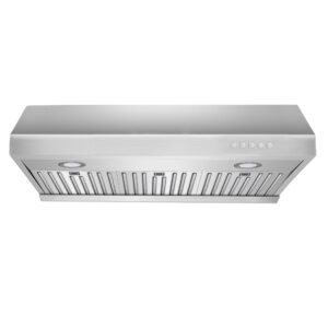 DU108E, Under Cabinet Durahome Range Hood, Hood Fan, Kitchen Exhaust Fan, Kitchen Ventilation, Stainless Steel