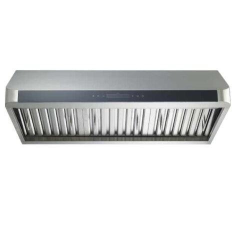 DU109GS, Under Cabinet Range Hood, Durahome Hood Fan, Stainless Steel, Tempered Glass, Kitchen Ventilator, Kitchen Exhaust Fan, Soft Touch Control, Baffle Filter